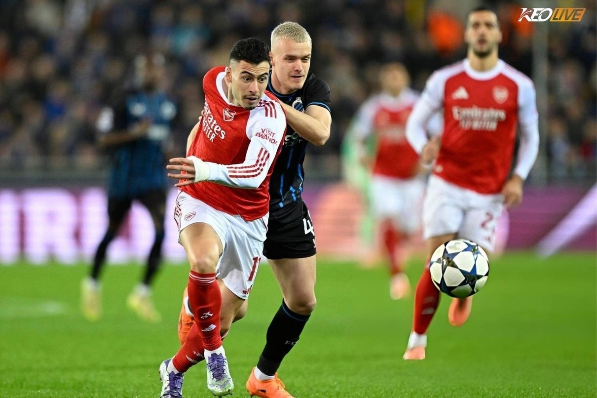 Martinelli đang là chân sút tốt nhất của Arsenal tại Champions League | Keolive