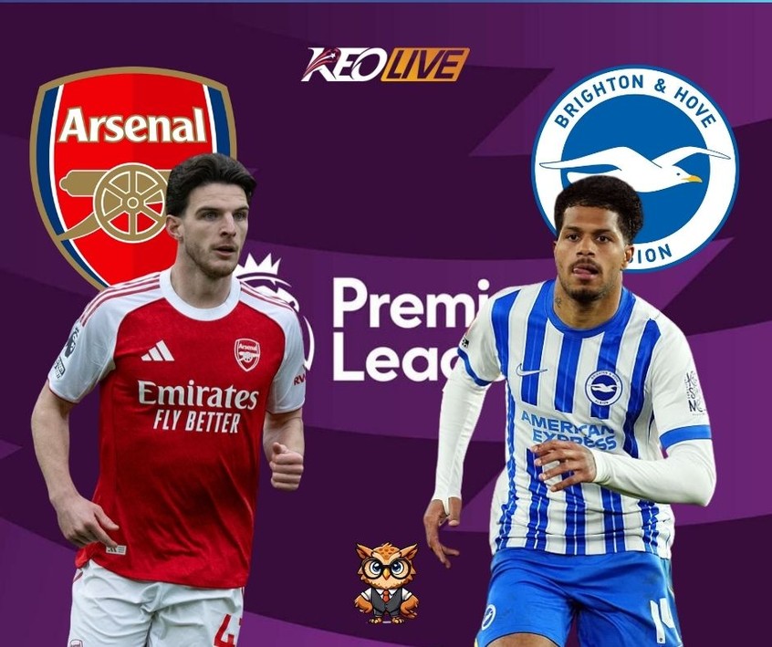Cuộc đối đầu giữa Arsenal vs Brighton | Keolive