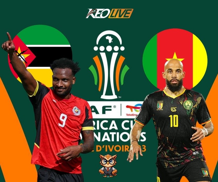 Cuộc đối đầu giữa Mozambique vs Cameroon | Keolive