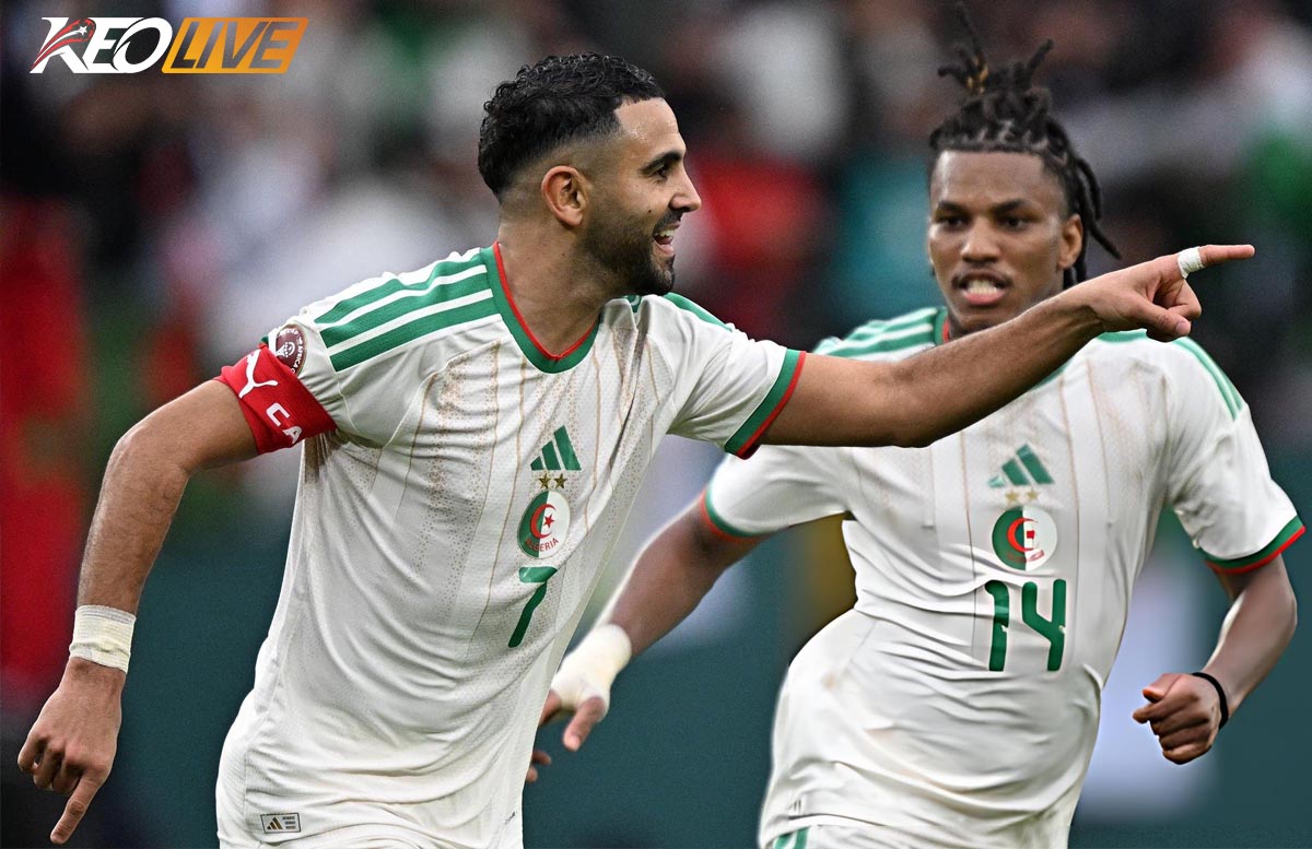 Pha dứt điểm kỹ thuật của Mahrez mở ra chiến thắng cho Algeria | Keolive
