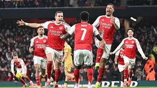 Hình ảnh cho bài Kepa hóa người hùng trong loạt luân lưu, Pháo thủ vào bán kết EFL Cup