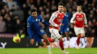 Hình ảnh cho bài Chelsea hòa Arsenal 1-1 trong trận derby rực lửa tại Stamford Bridge