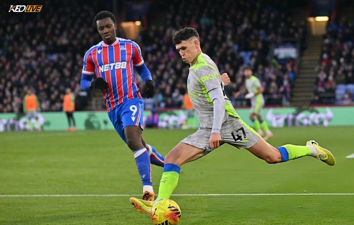 Bàn thắng thứ 4 liên tiếp của Foden trên mọi mặt trận | Keolive