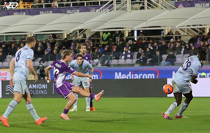 Fiorentina dễ dàng có 3 bàn dẫn trước | Keolive