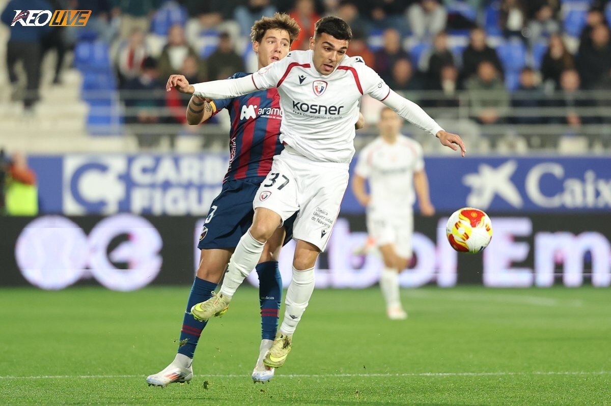 120 phút căng thẳng tại El Alcoraz diễn ra với 6 bàn thắng | Keolive