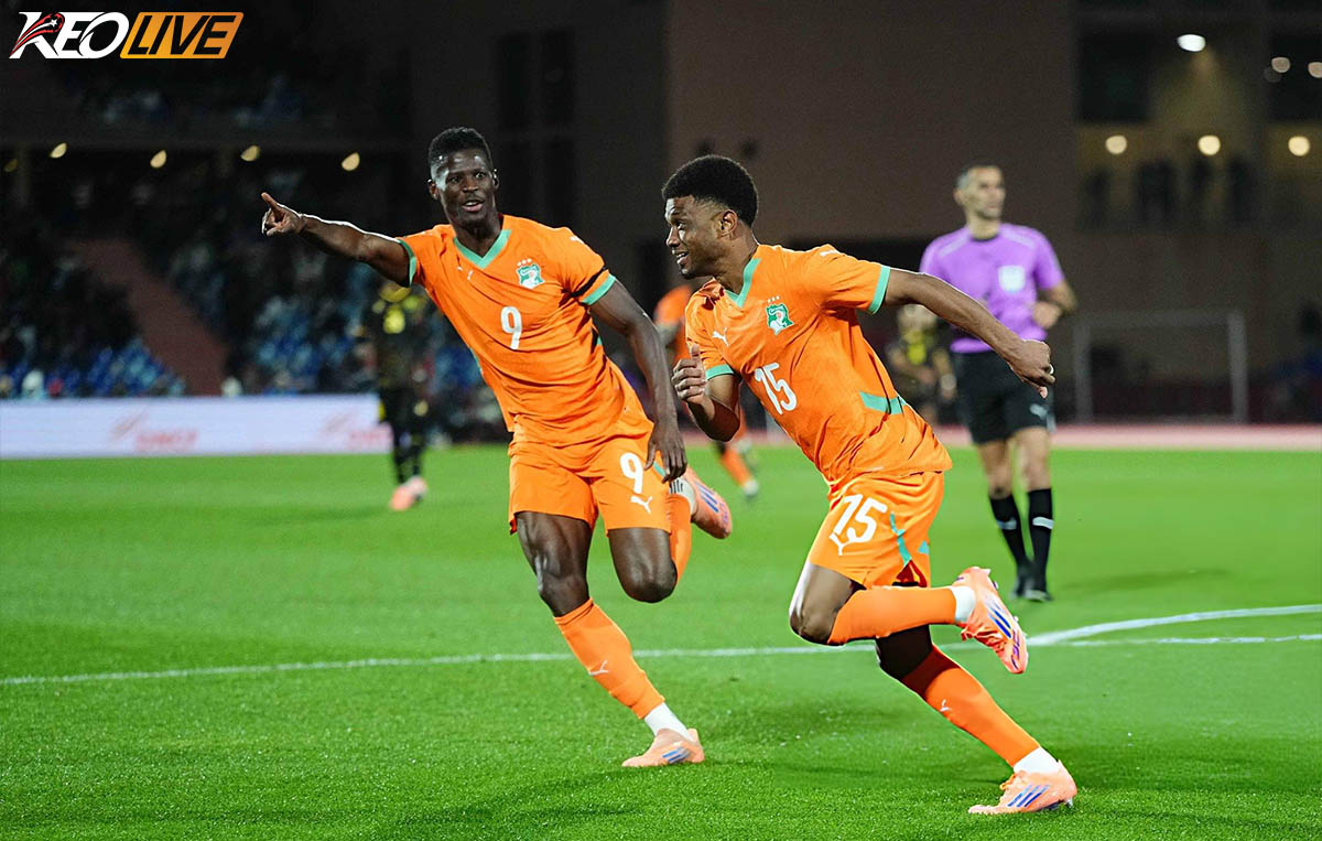 Amad Diallo đang là mũi nhọn nguy hiểm nhất của Bờ Biển Ngà | Keolive