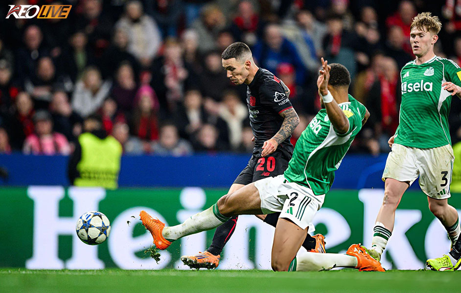 Bàn gỡ hòa phút cuối của Grimaldo | Keolive