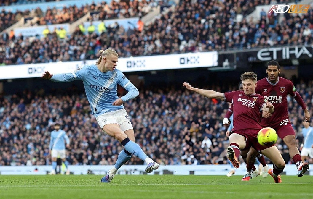 Hai cú đá liên tiếp của Haaland mở tỉ số trận đấu | Keolive