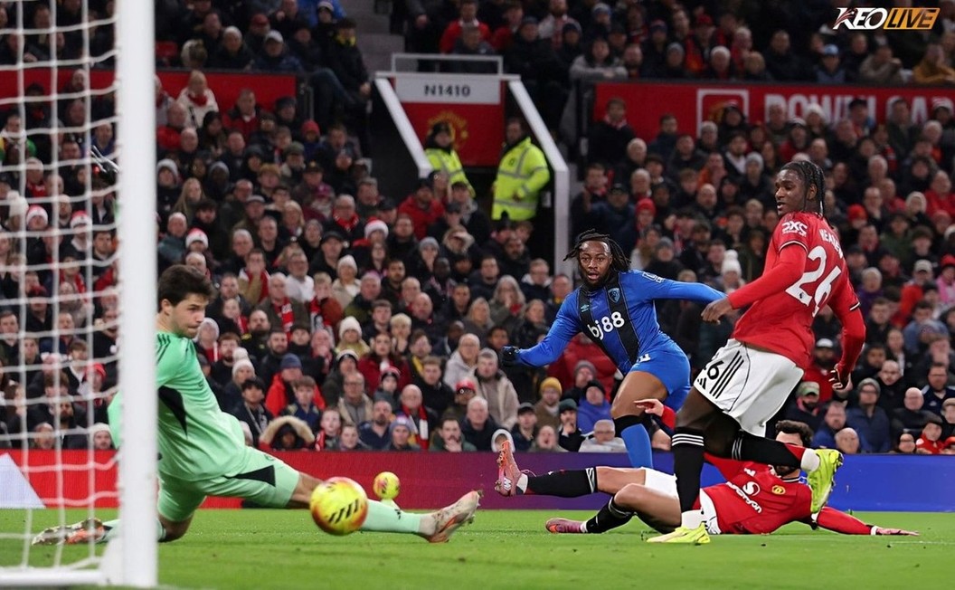 Tận dụng sai lầm của Luke Shaw, Semenyo ghi bàn gỡ hòa | Keolive