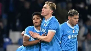 Hình ảnh cho bài Hojlund tỏa sáng, Napoli hạ Juventus để chiếm ngôi đầu Serie A
