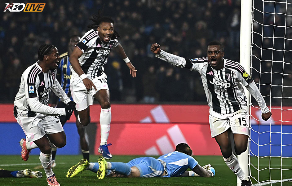 Pha dứt điểm của Kalulu đem về bàn mở tỉ số cho Juve | Keolive