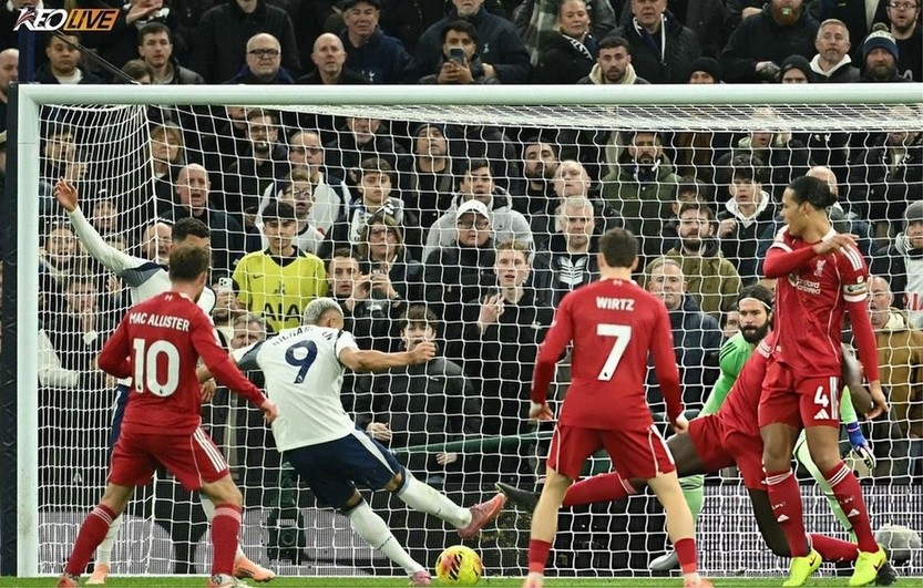 Bàn thắng muộn của Richardlison không đủ để giữ điểm cho Spurs | Keolive