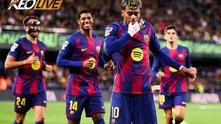Hình ảnh cho bài Song kiếm hợp bích Raphinha và Yamal giúp Barca tái lập khoảng cách 4 điểm