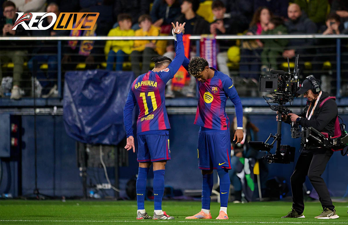 Raphinha mở tỉ số trận đấu | Keolive