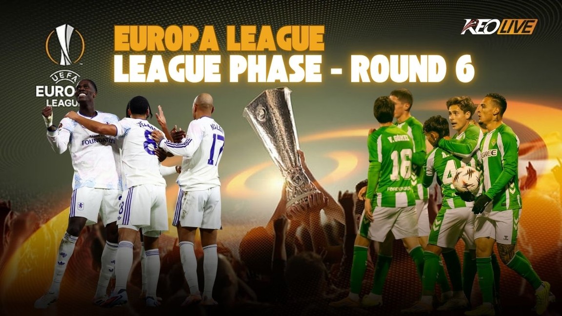 Lượt trận thứ 6 vòng phân hạng Europa League 2025/26 | Keolive