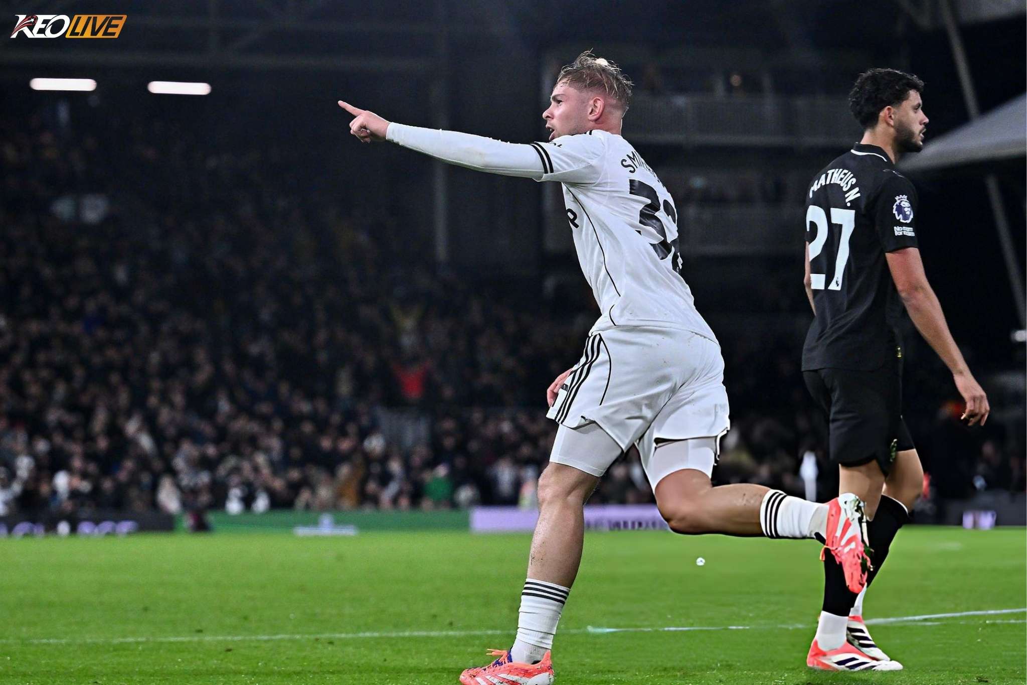 Swith Rowe rút ngắn tỉ số trước giờ nghỉ | Keolive