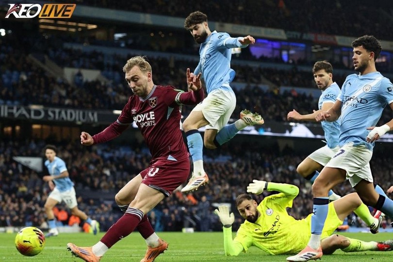 Jarrod Bowen trong trận gặp Man City vừa qua | Keolive