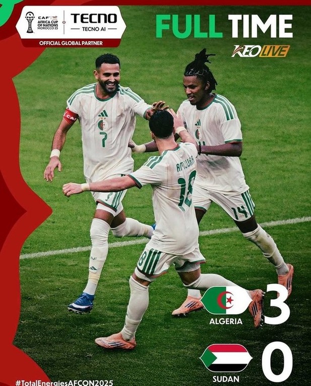 Algeria 3-0 Sudan | Keolive