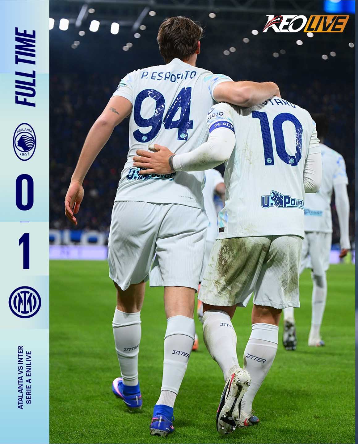 Atalanta 0-1 Inter Milan | Keolive