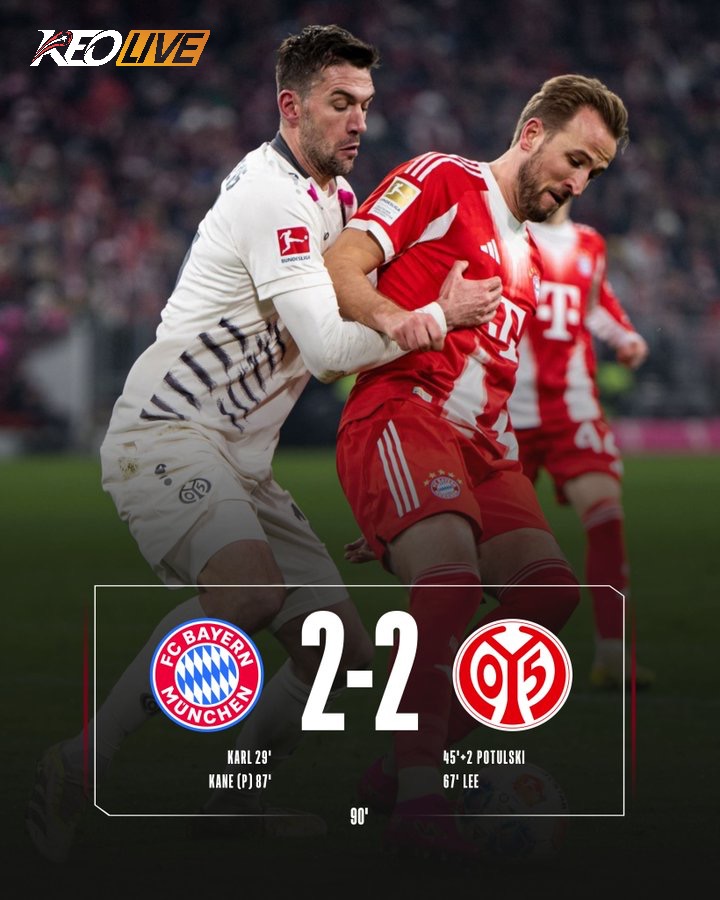 Bayern Munich 2-2 Mainz 05 | Keolive