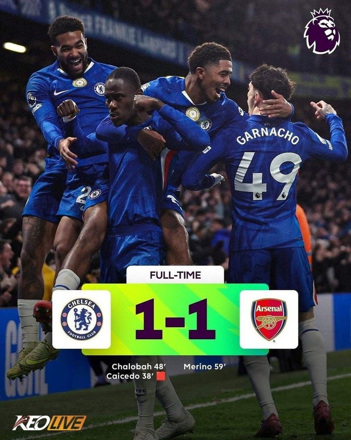 Chelsea 1-1 Arsenal | Keolive