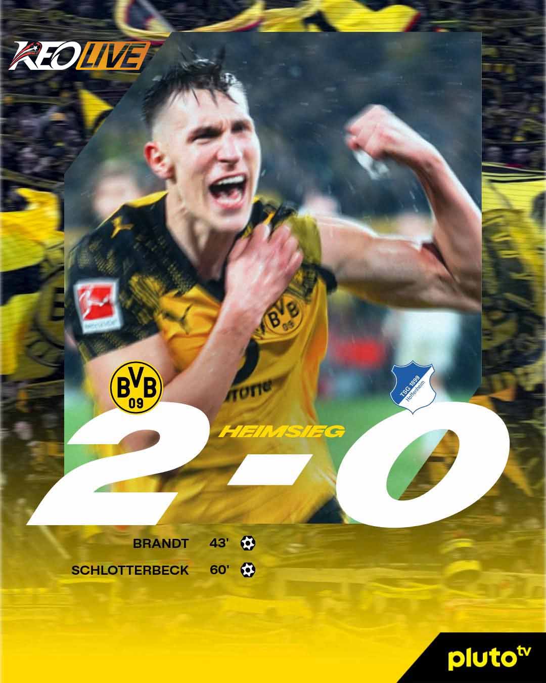 Dortmund 2-0 Hoffenheim | Keolive