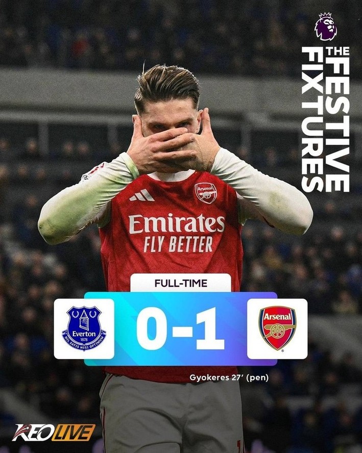 Everton 0-1 Arsenal | Keolive