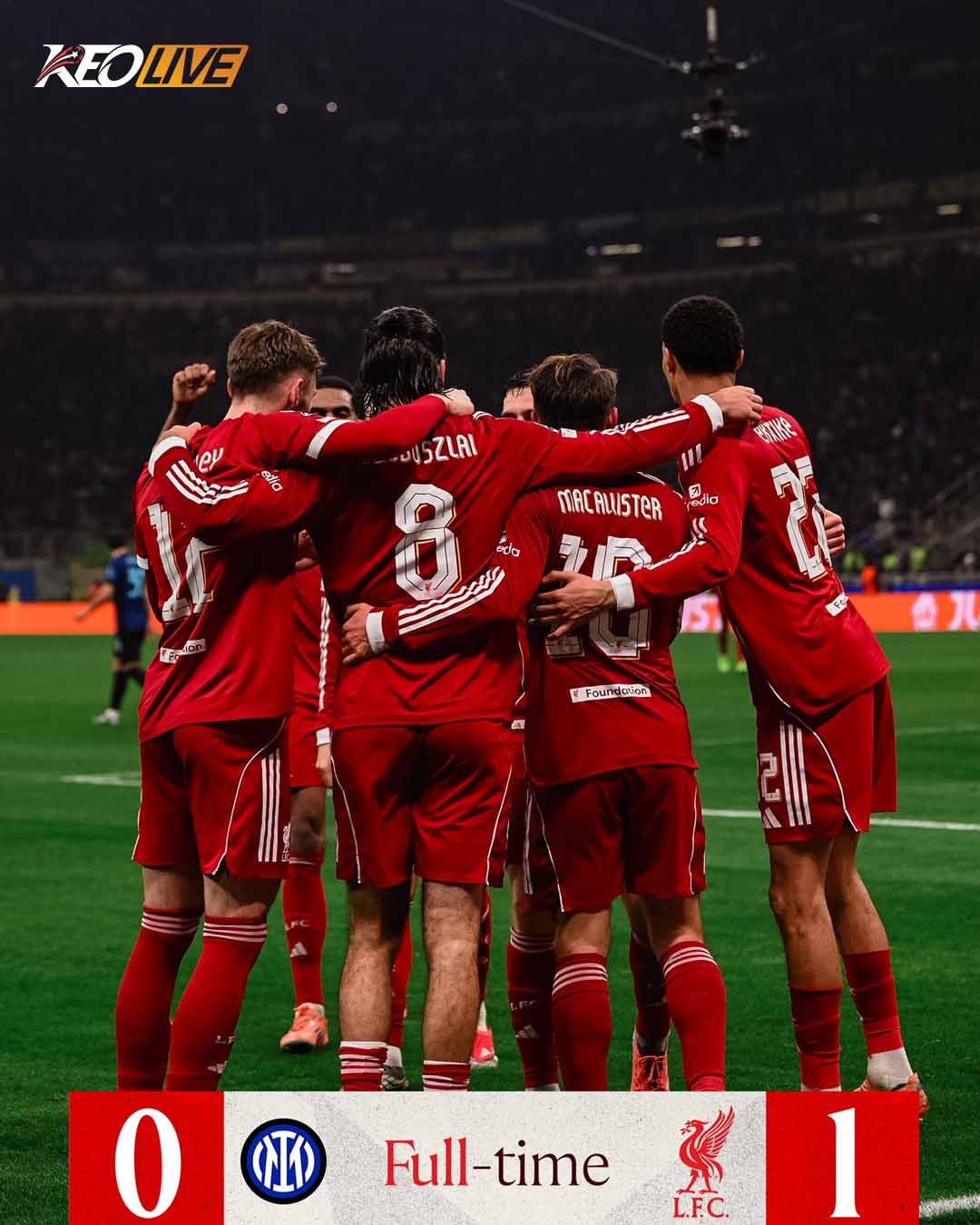 Inter Milan 0-1 Liverpool | Keolive