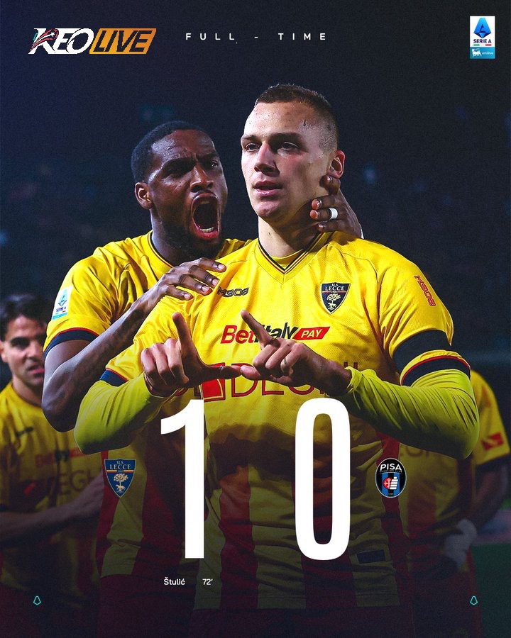Lecce 1-0 Pisa | Keolive