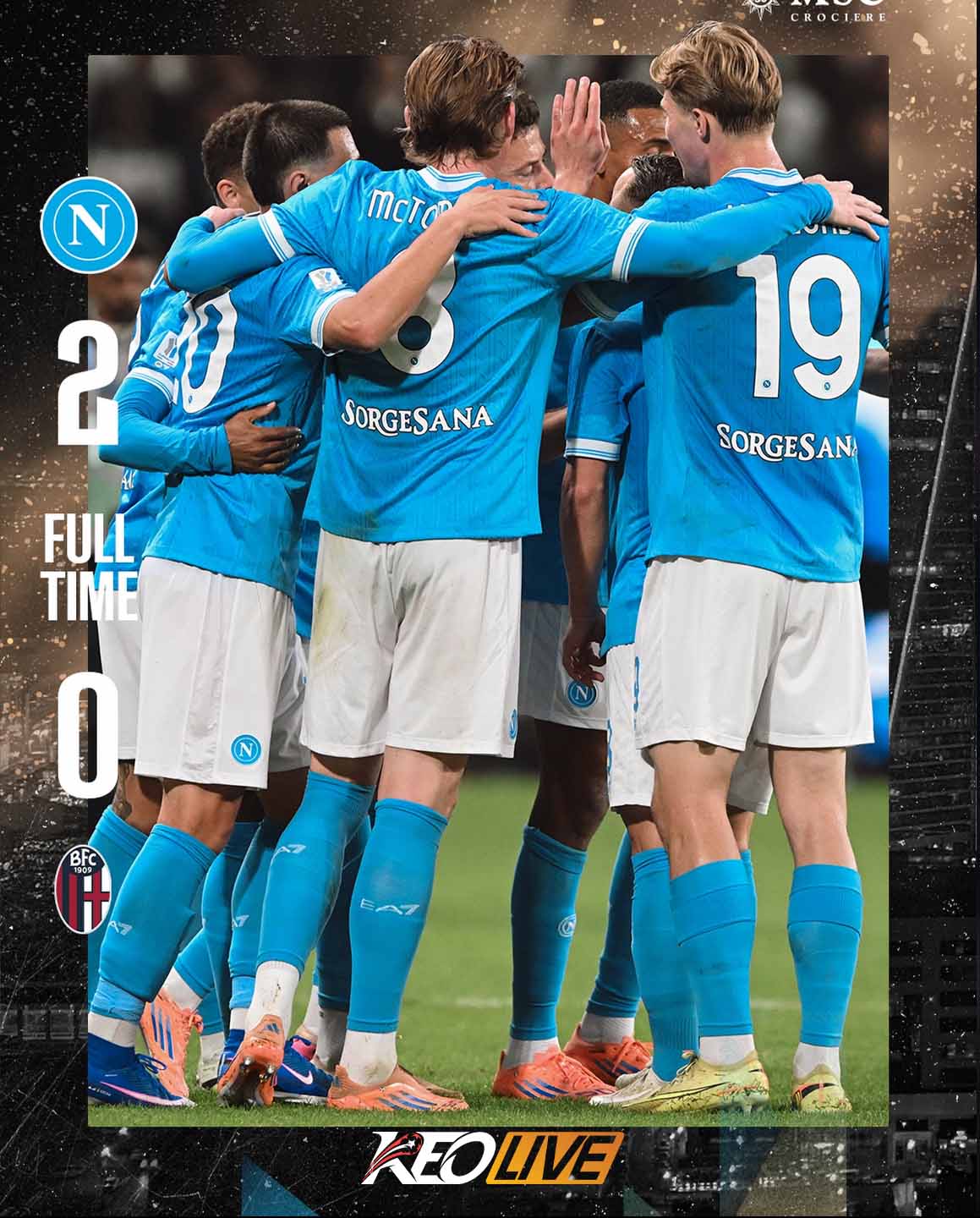 Napoli 2-0 Bologna | Keolive