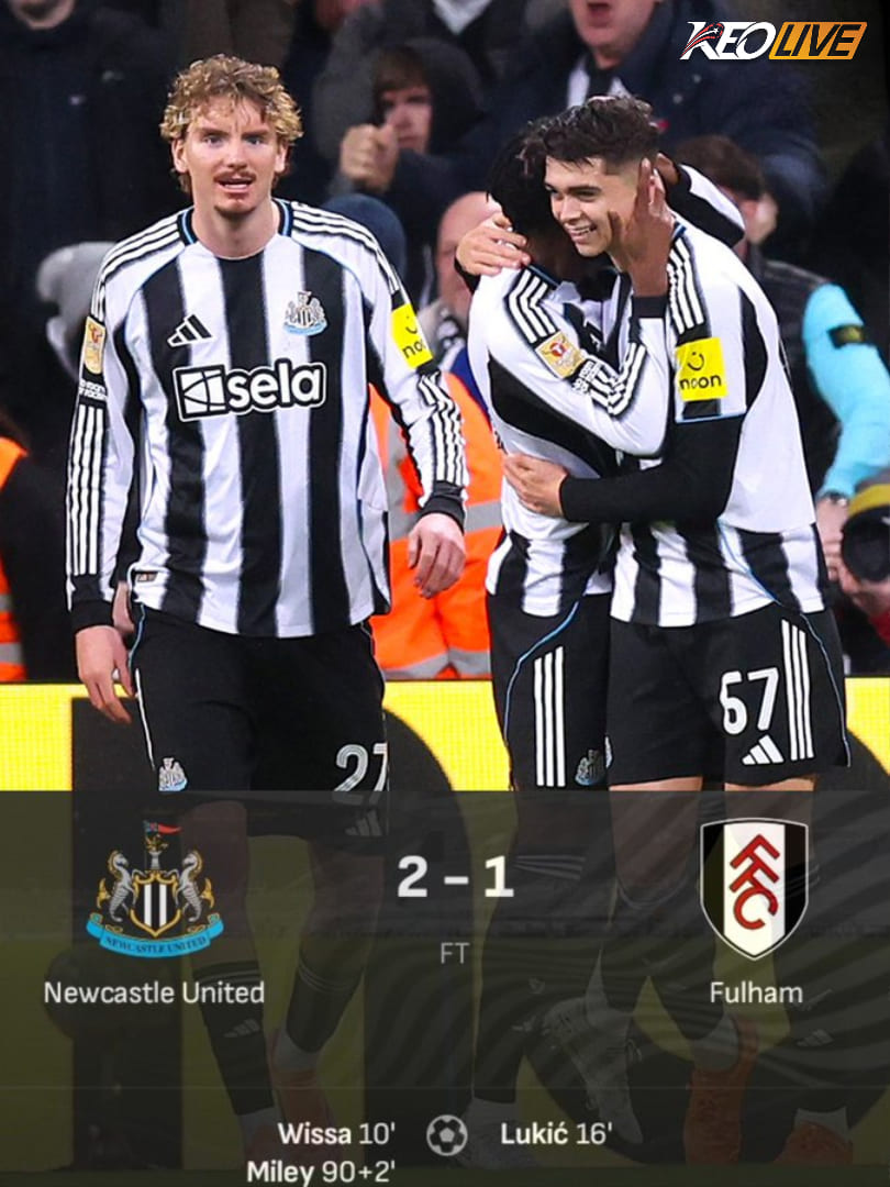 Newcastle 2-1 Fulham | Keolive