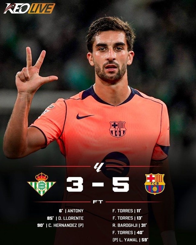 Real Betis 3-5 Barcelona | Keolive