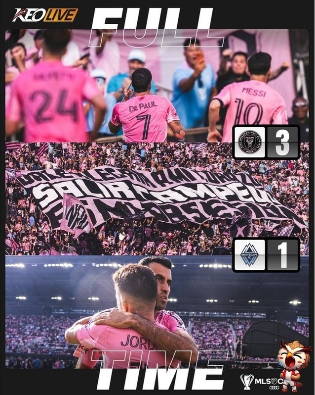 Inter Miami 3-1 Vancouver Whitecaps | Keolive