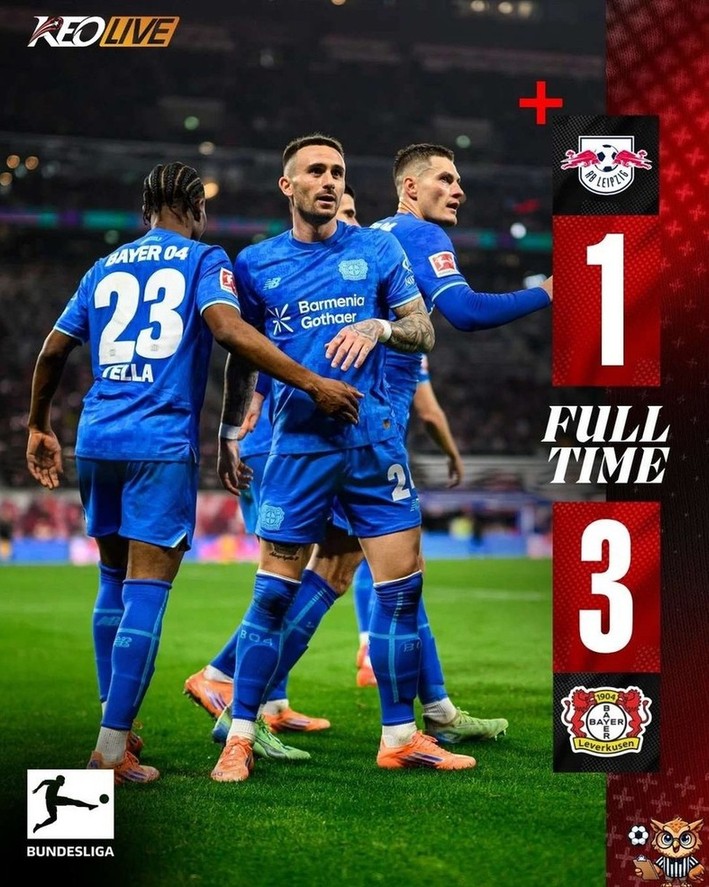 RB Leipzig 1-3 Bayer Leverkusen | Keolive