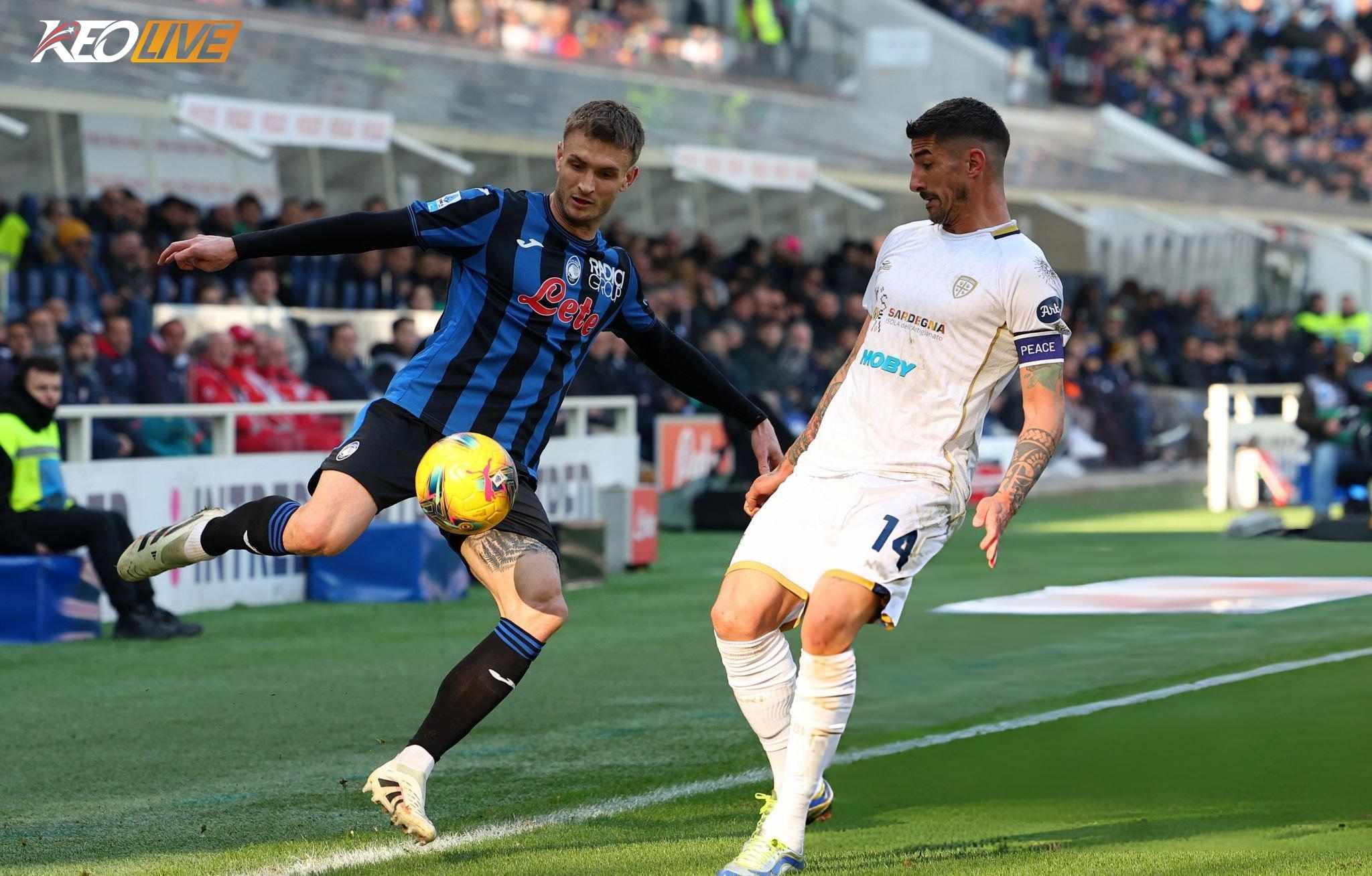 Lần gặp nhau gần nhất Atalanta vs Cagliari | Keolive