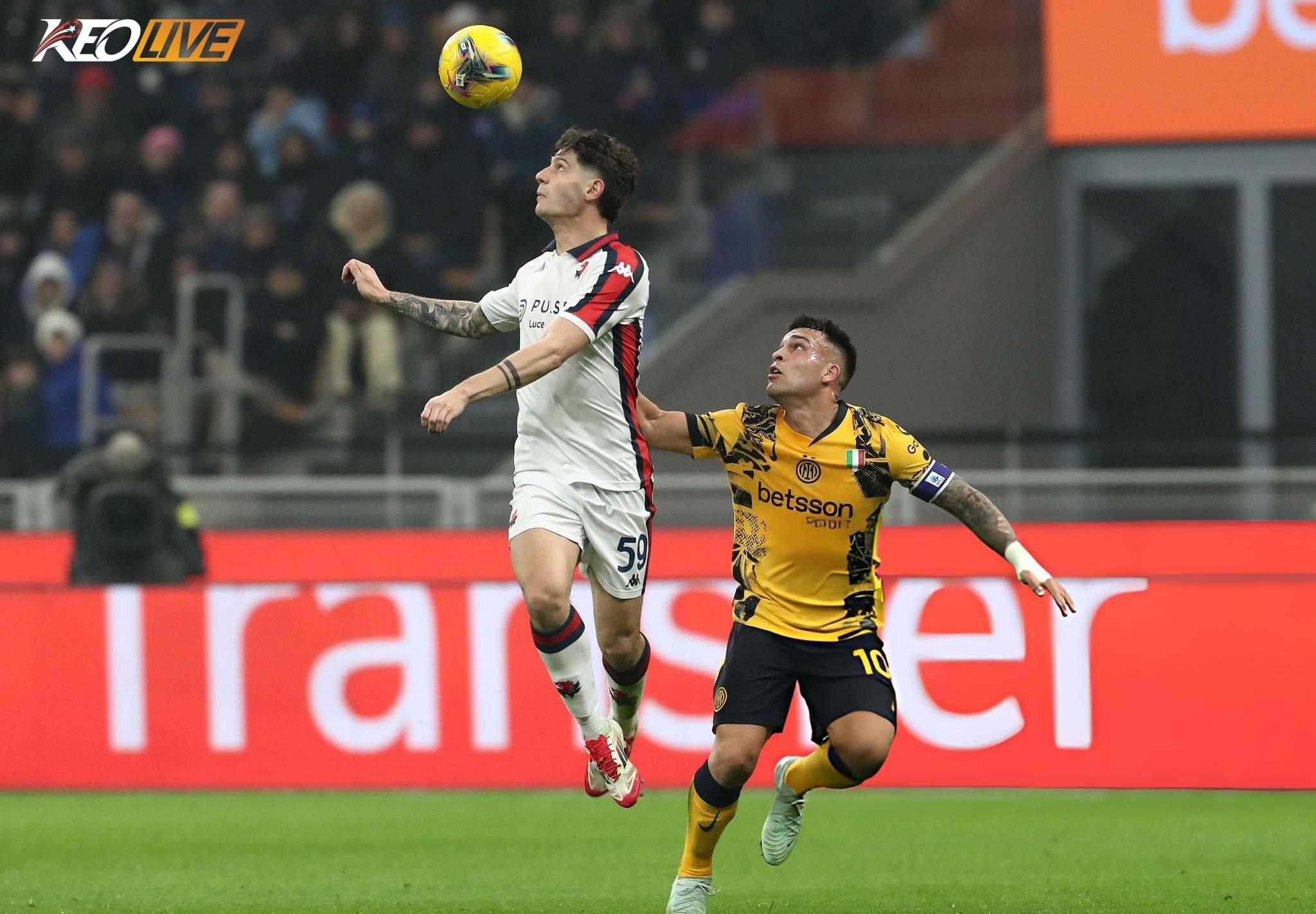 Lần gặp nhau gần nhất Genoa vs Inter | Keolive