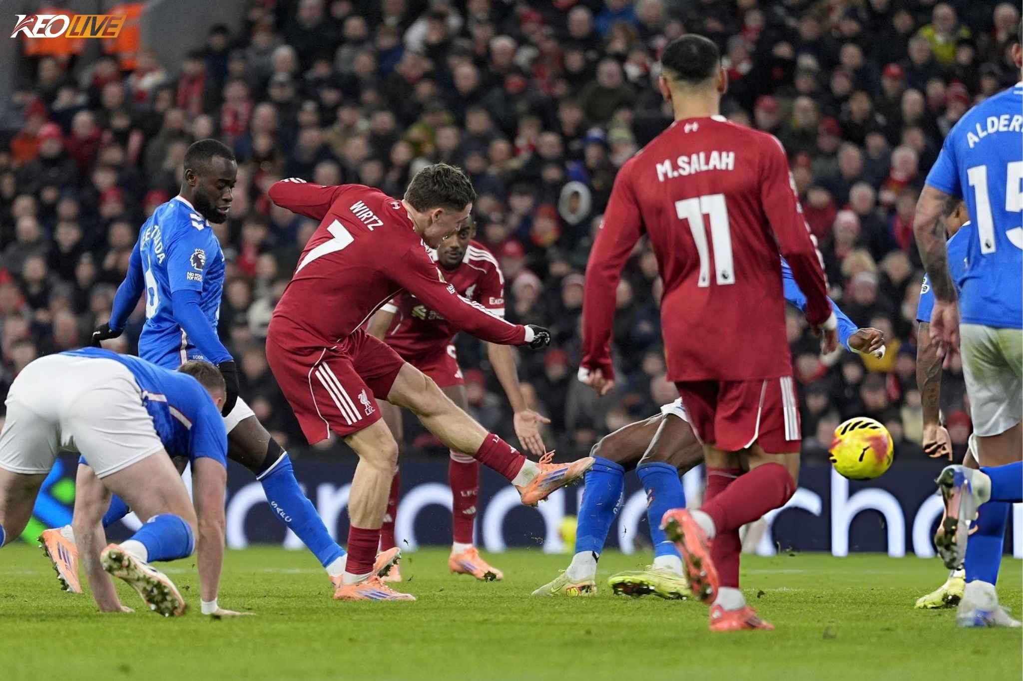 Wirtz vẫn chưa thể có bàn thắng cho Liverpool | Keolive