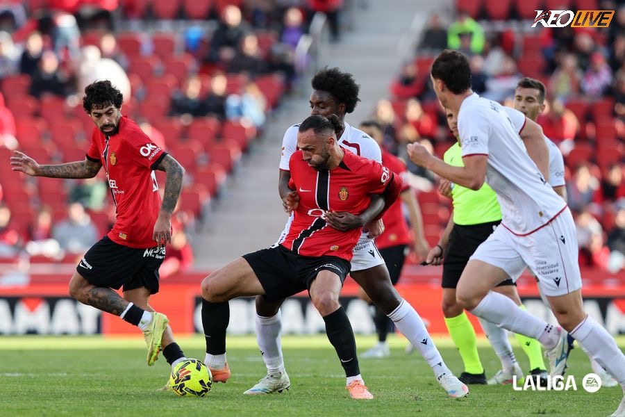 Mallorca bị Osasuna cầm hoà ở những phút cuối | Keolive
