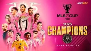 Hình ảnh cho bài Messi lập cú đúp kiến tạo, Inter Miami lần đầu vô địch MLS Cup