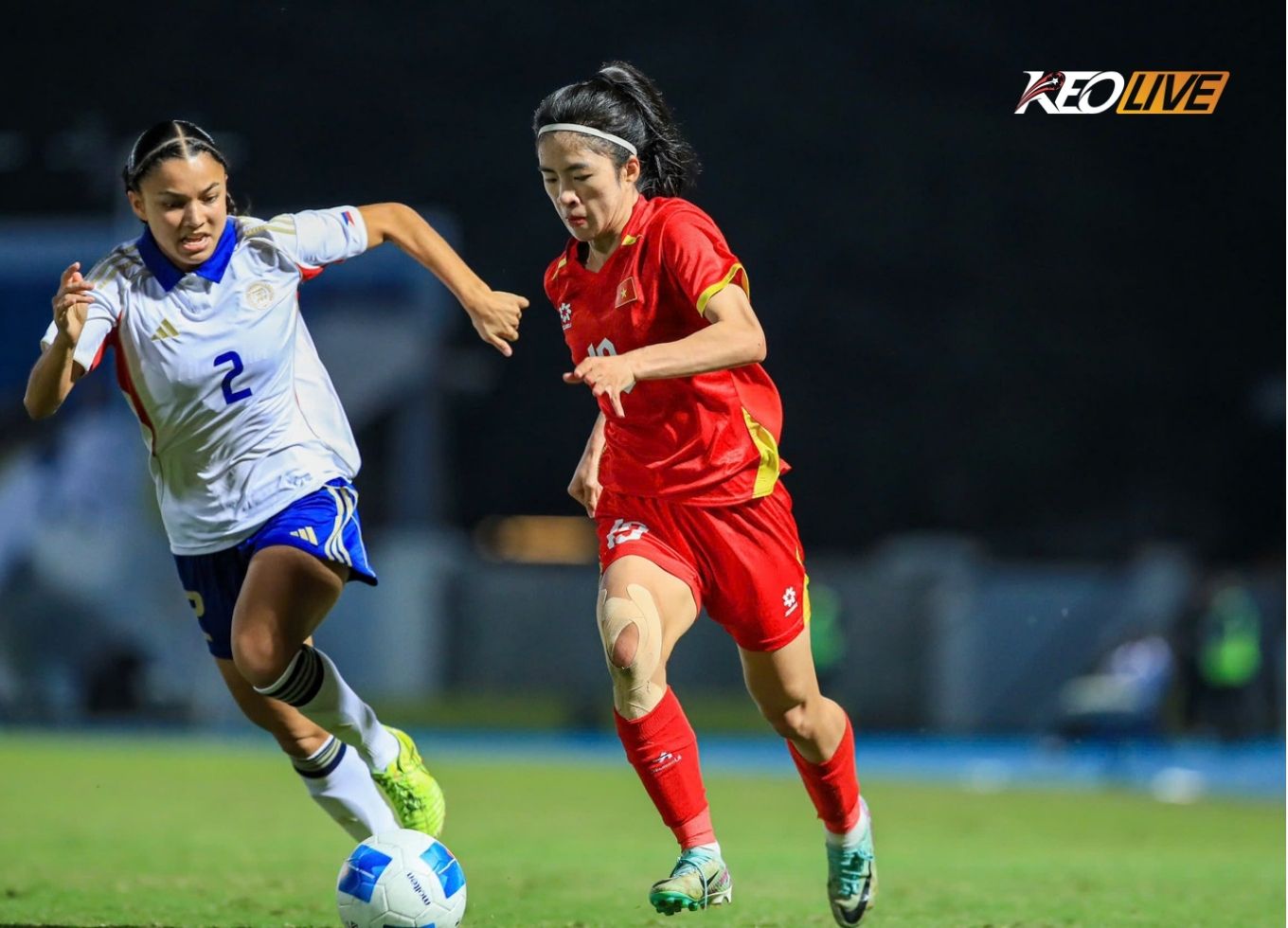 nữ vn vs phil | Keolive
