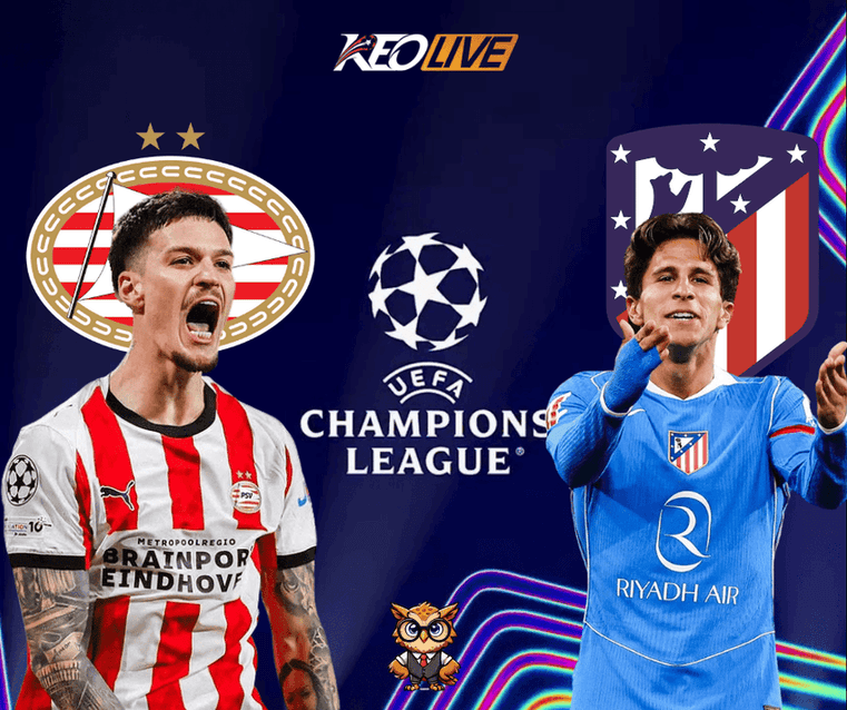 PSV Eindhoven vs Atletico Madrid | Keolive