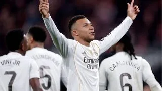 Hình ảnh cho bài Mbappé lập cú đúp, Real Madrid chấm dứt chuỗi trận hòa