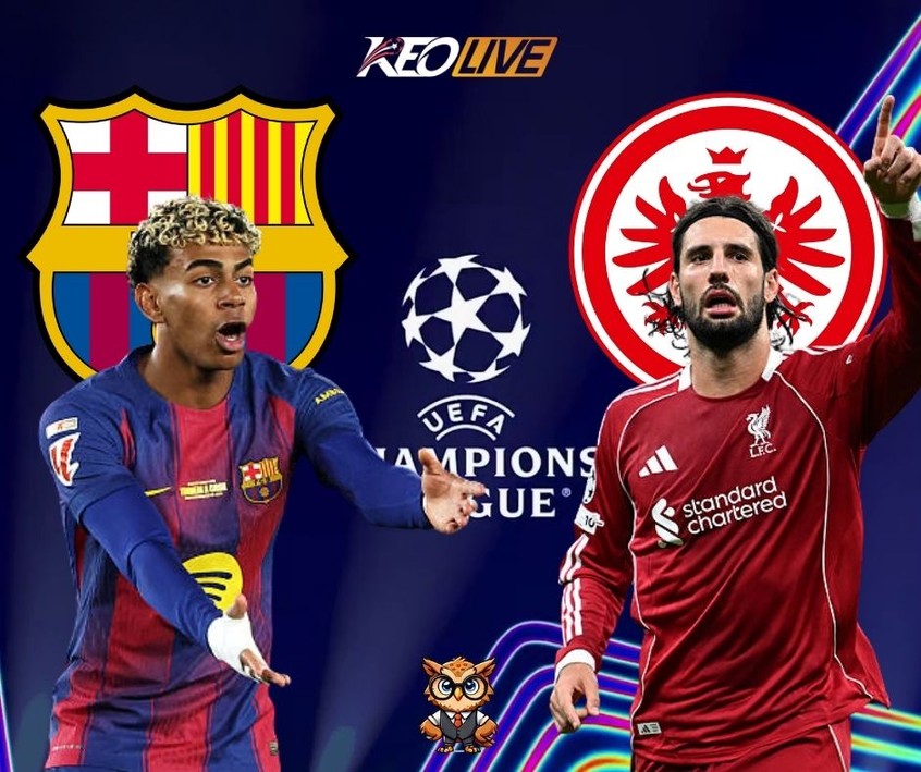 Trận đấu giữa Barcelona vs Eintracht Frankfurt | Keolive