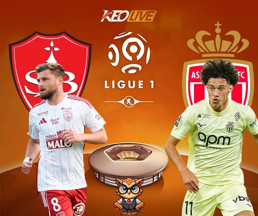 Trận đấu giữa Brest vs Monaco | Keolive