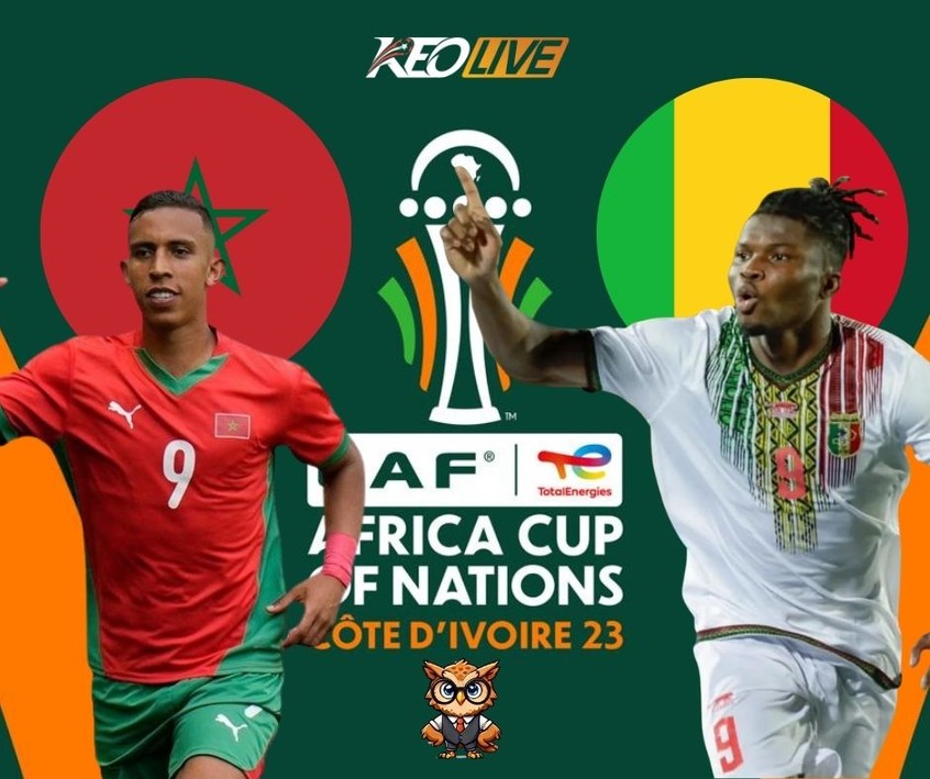 Trận đấu giữa Ma Rốc vs Mali | Keolive