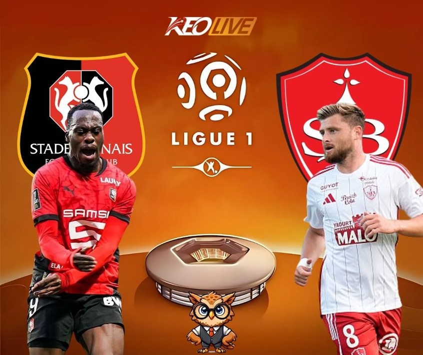 Trận đấu giữa Rennes vs Brest | Keolive