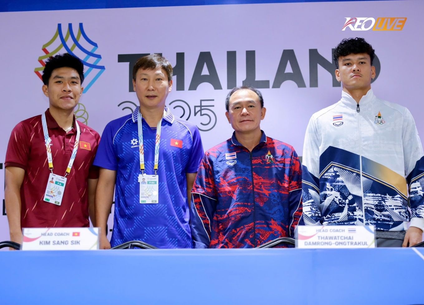 u22vn vs thái | Keolive