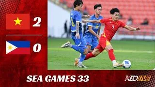 Hình ảnh cho bài U22 Việt Nam 2-0 U22 Philippines: Rồng Vàng vào chung kết SEA Games 33