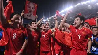 Hình ảnh cho bài Thi đấu kiên cường, U22 Việt Nam hạ Thái Lan giành HCV SEA Games 33