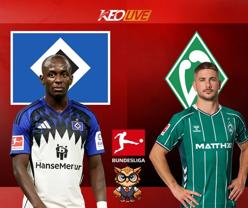 Trận đấu giữa Hamburger SV vs Werder Bremen | Keolive